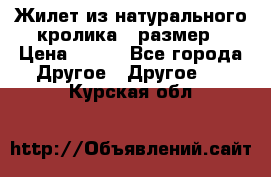 Жилет из натурального кролика,44размер › Цена ­ 500 - Все города Другое » Другое   . Курская обл.